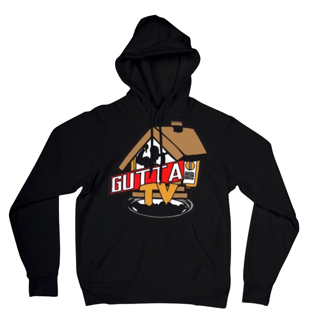 Gutta TV Traphouse Black Hoodie The Hype By Gutta TV