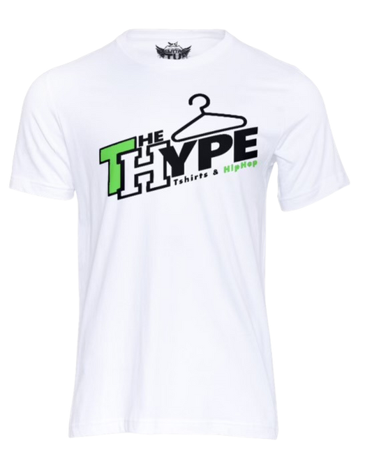 Short Sleeve The Hype T-Shirts & Hip Hop White Logo Tee The Hype By Gutta TV