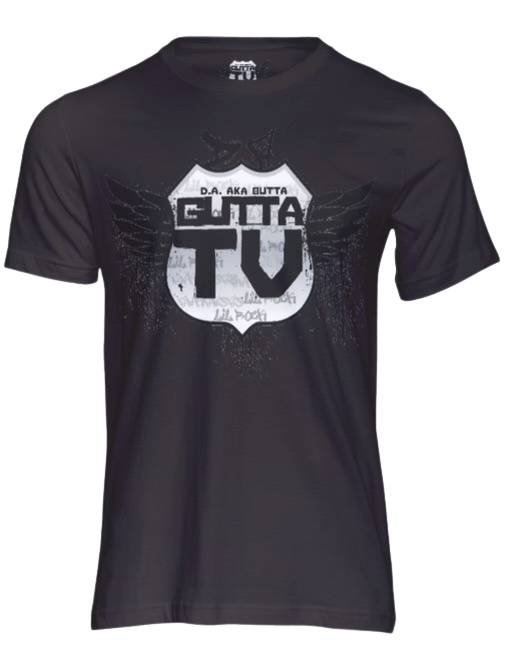 Short Sleeve Original Gutta TV Logo Tee The Hype By Gutta TV